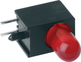 RTE5104R, PCB LED 5 mm round red, Mentor