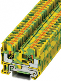 3211822, PT 6-PE ground modular terminal block yellow / green 0.5...6 mm2, Phoenix Contact
