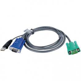 2L-5202U, KVM special combination cable, VGA/USB 1.8 m, Aten