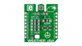 MIKROE-1978, Weather Click Development Board 3.3V, MikroElektronika