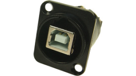 CP30115, Адаптер; гнездо USB A-сзади, гнездо USB B-спереди; металл, Cliff