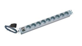 KG16A9SCH-RACK, Power Distribution Unit 9x DE Type F (CEE 7/3) Socket - IEC 60320 C14 Plug, Online