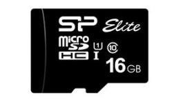 SP016GBSTHBU1V10SP, Memory Card, 16GB, microSDHC, 85MB/s, 15MB/s, Silicon Power