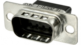 215711-1, D-Sub plug 9P, Male, TE Connectivity