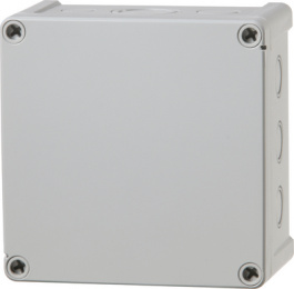 TAM 131308 enclosure, Plastic enclosure grey, RAL 7035 130 x 130 x 75 mm ABS, Fibox