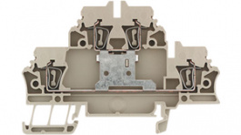 1689990000, ZDK 2.5V terminal block z series tension clamp, 0.5...2.5 mm2 500 vac 20 a dark, Weidmuller