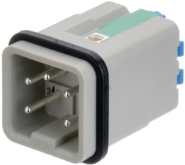 09200042633, Разъем: HAN; "папа"; Quick Lock; PIN:5; 4+PE; размер 3А; 10А; 400В, Harting