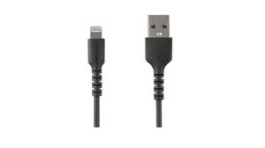 RUSBLTMM1MB, Charging Cable USB-A Plug - Apple Lightning 1m USB 2.0 Black, StarTech.com