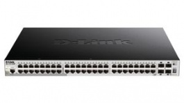 DGS-1510-52XMP, 48x PoE Gigabit Switch Smart 4x 10G SFP+, D-Link