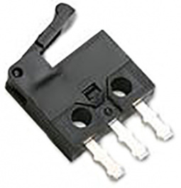 D2MQ-4L-1, Micro switch 0.5 A Flat lever Snap-action switch straight 1 change-over (CO), Omron