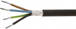 RADOX 125 4G0,75 MM2, Mains cable unshielded 4x0.75 mm2, Huber+Suhner