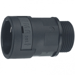 BVNV-M207GT, Conduit fittingNW17 M20 x 1.5 black straight, PMA AG (Cable protection)