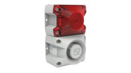 23313105055, LED Buzzer Red Multiple Tones 230VAC 105dBA IP66 Wall Mount PATROL, Pfannenberg