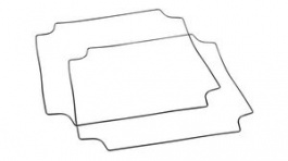1557HGASKET, Replacement Gasket for 1557 H & HA Size Enclosures Silicone Black, Hammond