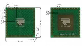 RE934-08E, Prototyping board FR4 Epoxide + chem. Au, Roth Elektronik