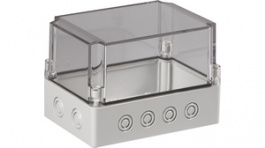SPCM131813T, Plastic enclosure 175 x 125 x 125 mm grey PC IP 66/67 N/A Cubo S, Ensto