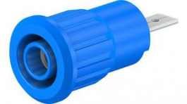23.3160-23, Safety Socket 4mm Blue 24A 1kV Nickel-Plated, Staubli (former Multi-Contact )