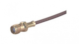 21 SMA-50-2-6/111 NE, RF Connector, SMA, Beryllium Copper, Socket, Straight, 50Ohm, Solder Terminal, Crimp Terminal, Huber+Suhner
