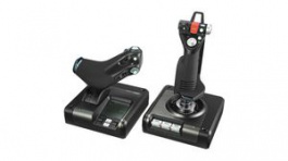 945-000003, Gaming Flight Control System Joystick, G Saitek X52 PRO, Logitech