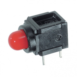 SRL 0035.1280, PCB LED 5 mm round red, Schurter