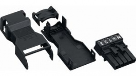 890-105, Lighting terminal 3p, 0.25...1.5 mm2 Black, Wago