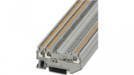3210316, PT 1,5/S-TWIN-TG terminal block, 0.14...1.5 mm2 400 vac/vdc 10 a grey, Phoenix Contact