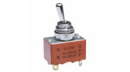 S21AW, Переключатель: тумблер; Пол: 2; DPST-NC; ON-OFF; 15A/250ВAC, NKK Switches (NIKKAI, Nihon)