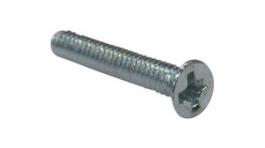 RND 610-00432 [100 шт], Countersunk Cross-Head Screw, Flat Head/Machine, Phillips, PH2, M4, 25mm, Pack o, RND Components