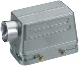 C146 10G010 500 1, Корпус: для разъемов HDC; C146; размер E10; на провод; угловой, Amphenol