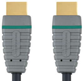 BVL1003, HDMI cable 3 m Blue, Bandridge
