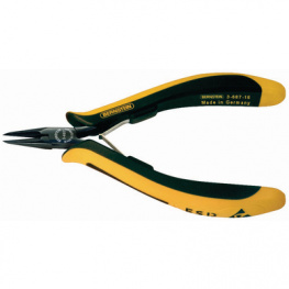 3-687-15, Щипцы; прецизионные, круглогубцы, специальные; ESD; 130мм, Bernstein