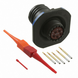 D38999/24WB5SN, Appliance socket, round 11-5 5P, Amphenol