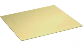 EN CW508L 0,8X300X300MM, Sheet brass, semi-hard 300 x 300 x 0.8 mm, -