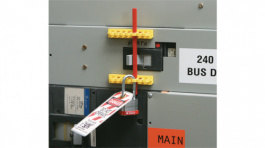 90891, Breaker Blocker Kit 480/600V;Red / Yellow / Green;Fiberglass Reinforced Nylon, Brady