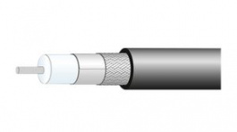 S 04262 B-01 [100 м], Coaxial Cable for Microwaves LSZH 5.5mm 50Ohm Silver-Plated Copper Black 100m, Huber+Suhner