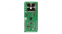 MIKROE-3097, Alcohol 2 Click Ethanol Gas Sensor Module 5V, MikroElektronika