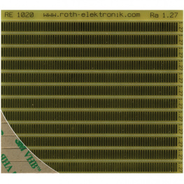 RE1020, 12 contact rails, self-adhesive, 1.27 mm pitch, Roth Elektronik