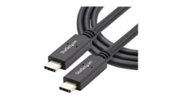 USB31C5C1M, Charging Cable with Power Delivery USB-C Plug - USB-C Plug 1m USB 3.1 Black, StarTech.com