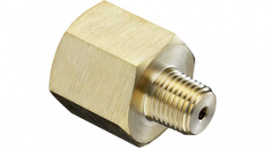 ARIN-L70H, Threaded adapter, G 1/4 Female-M10 x 100, Brass, Bourdon