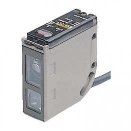 E3S-CL2 2M, Retro-Reflective Sensor, Retro-Reflective Sensor, 5...500 mm, Omron