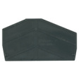 1814710000 ZAP ZDU6-2 SW End plate 38.54x2x67.95mm Black