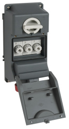 TM 1663 SIT, TM.. SIT, sockets, interlocked socket-outlets, E16 fuse carrier, ILME