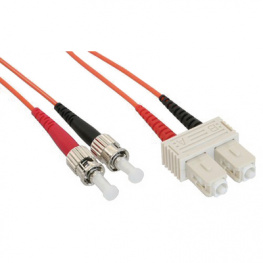 SCST62DOR1, FO cable 62.5/125um OM1 SC/ST 1 m Orange, AFL Hyperscale
