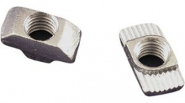 1455TNUT, Extruded Enclosure Channel Mount Nuts, 14 x 10 x 8 mm, Steel, 1455, Hammond