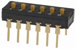 A6D-6103, DIL switch THD 6P, Omron