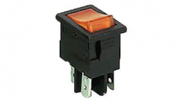 H8553VBNAO, Rocker switch 2P 10 A 250 VAC, Bulgin