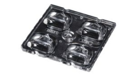 C13301 STRADA-2X2-T3, Линза для LED; квадратная; прозрачный; H:7,1мм; Габариты:50x50мм, LEDIL