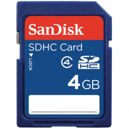 SDSDB-004G-B35, SDHC card 4 GB, Sandisk