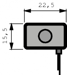 GA 100 K, Piezo buzzer, cable connection, EMCT