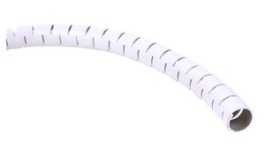 33.761, Spiral Wrap Tubing, 25 ... 25mm, PVC, White, Dataflex